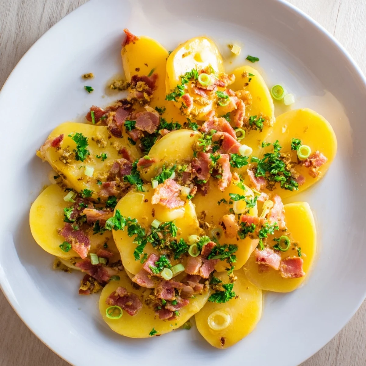 Warmer deutscher Kartoffelsalat