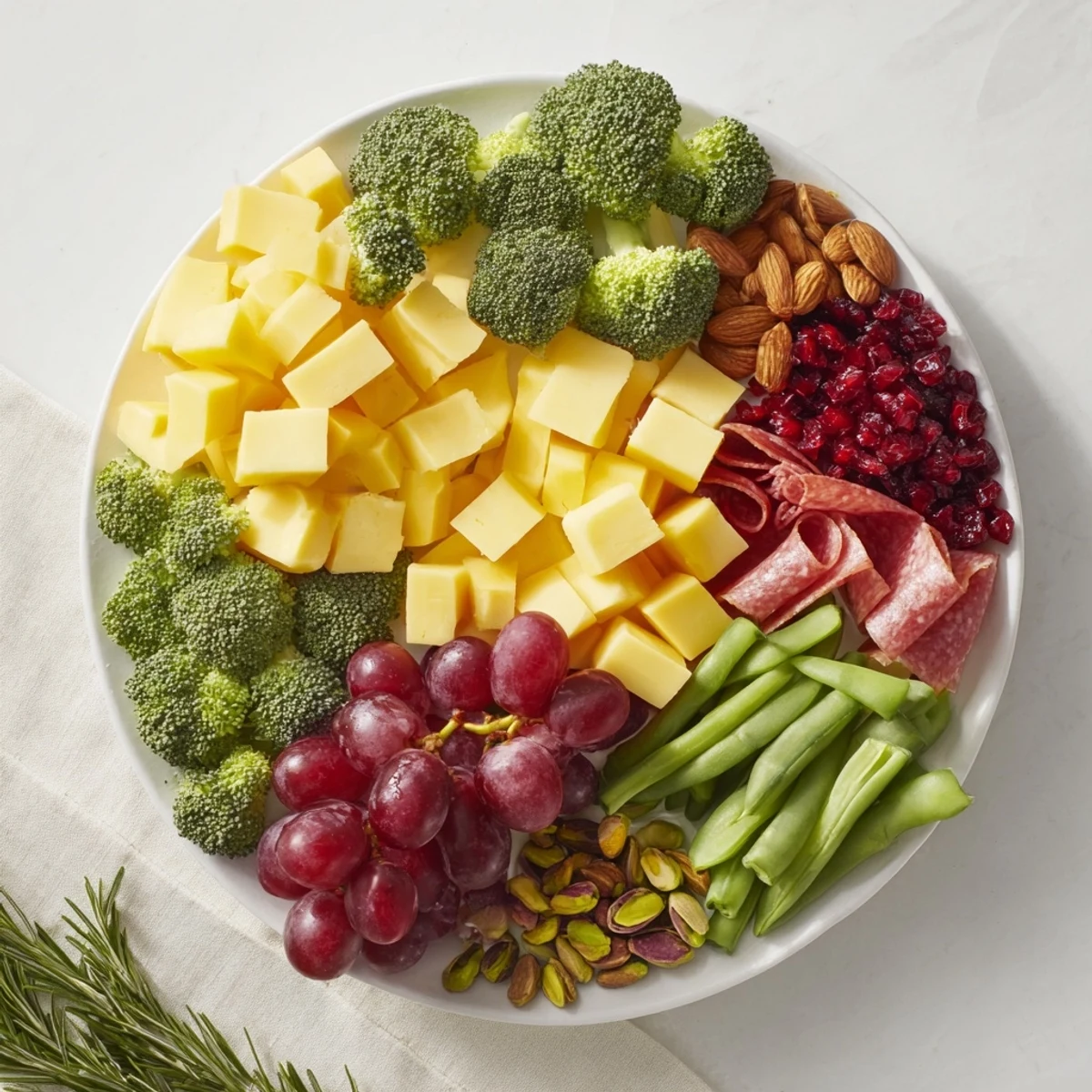 A beautiful Evergreen Tree Snack Board, artfully arranged and overflowing with festive treats.