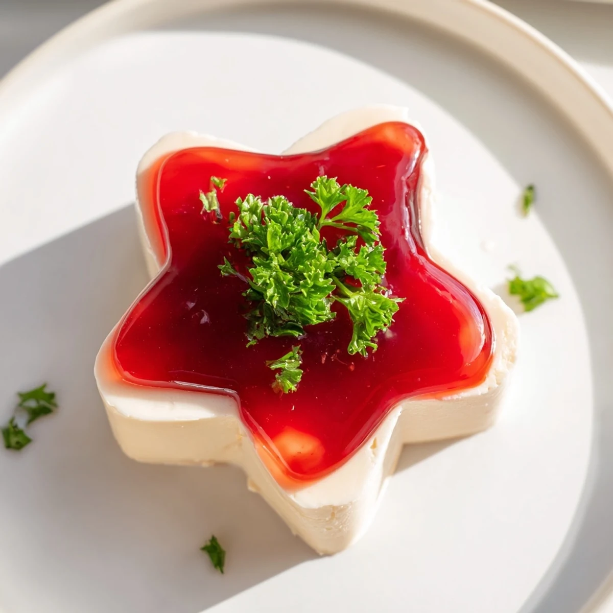 Cremig Paprika Gelee Stern