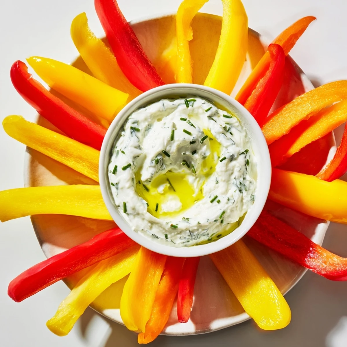 Paprika Streifen mit Joghurt #102