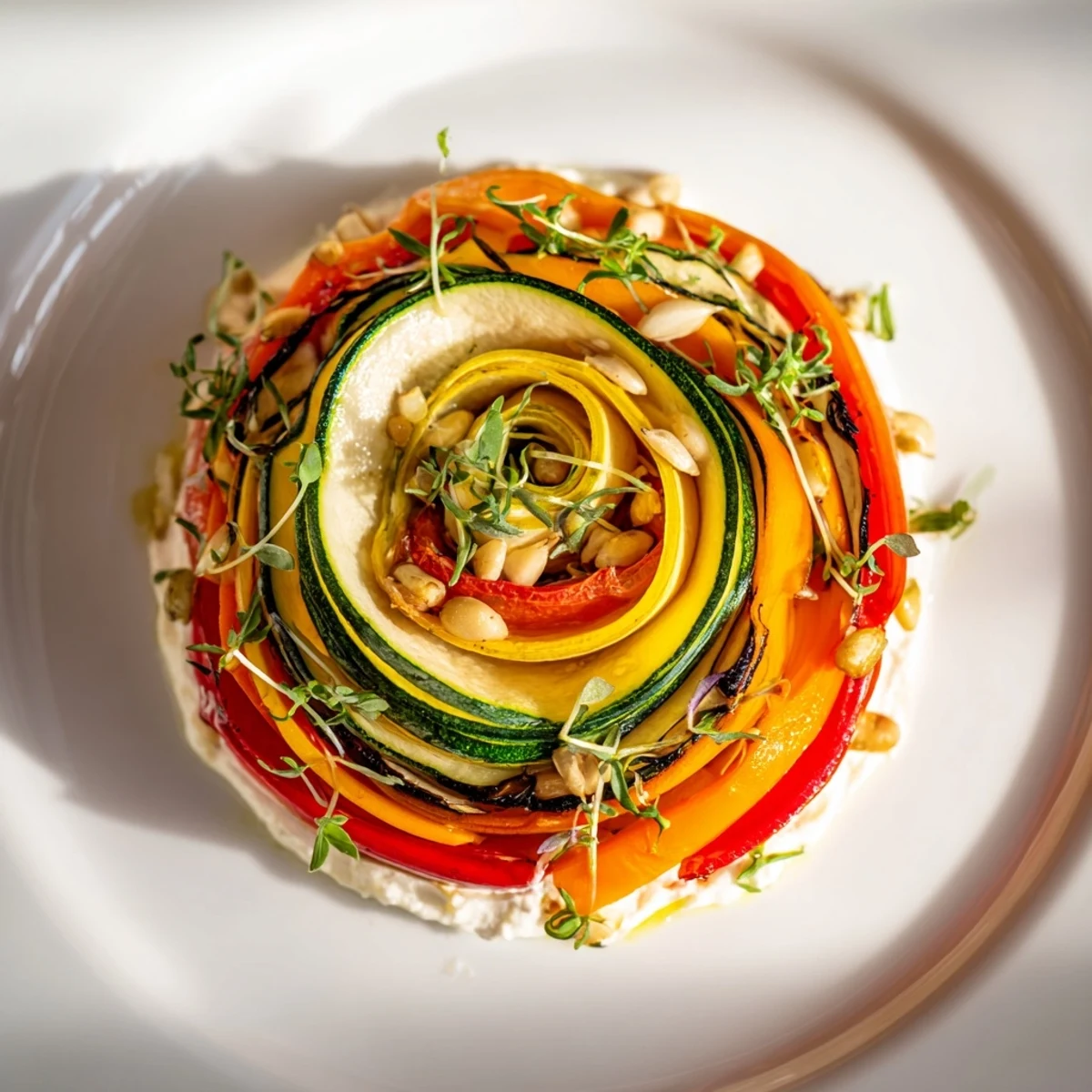 Schneckenhaus Gemüse Spiral