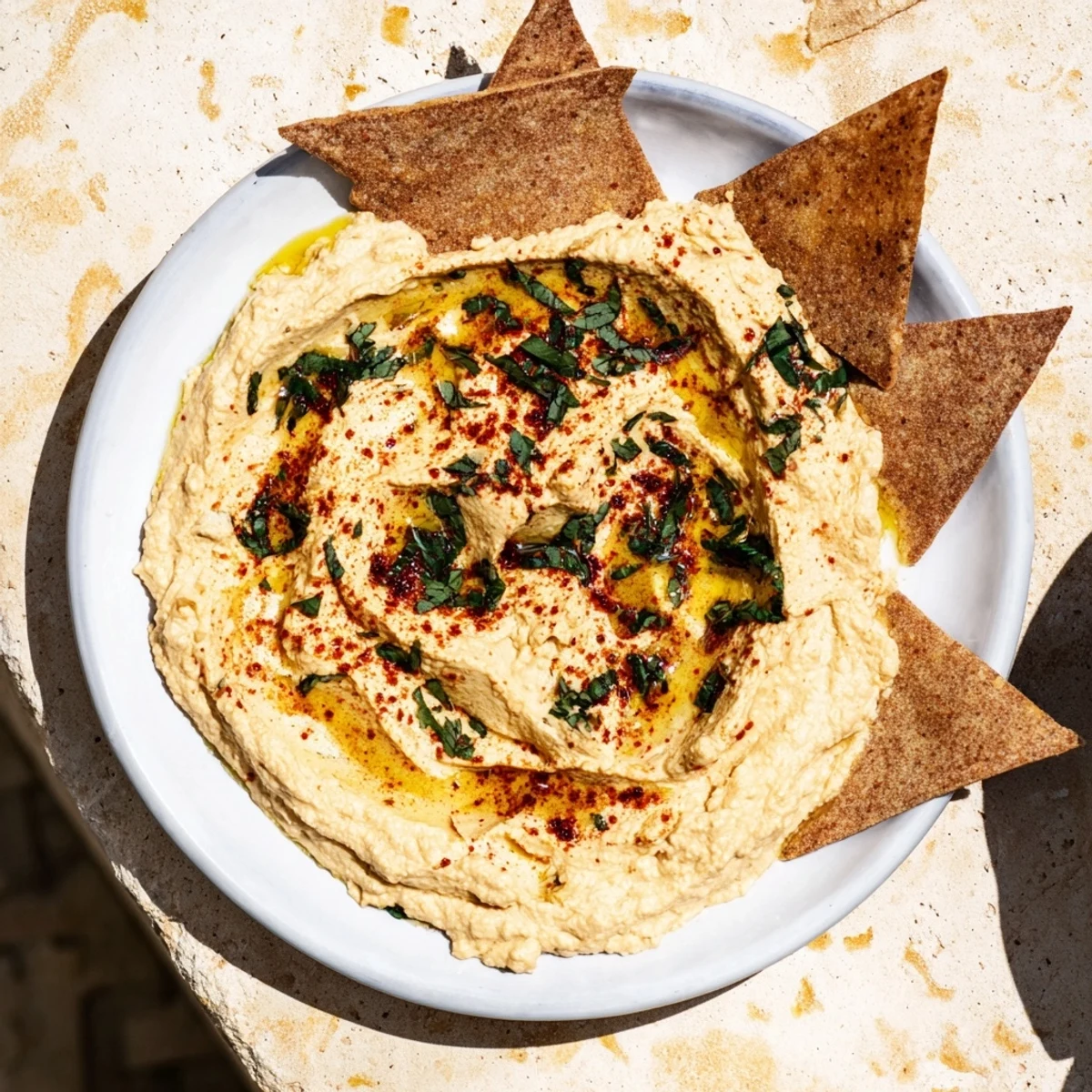 Sahara Dune Hummus Vorspeise