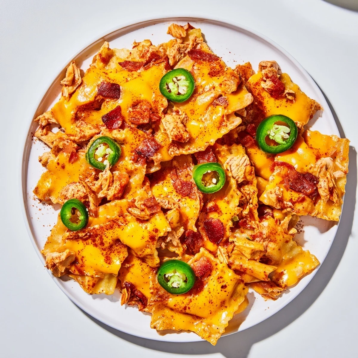 Knusprige Pasta Chips Snack