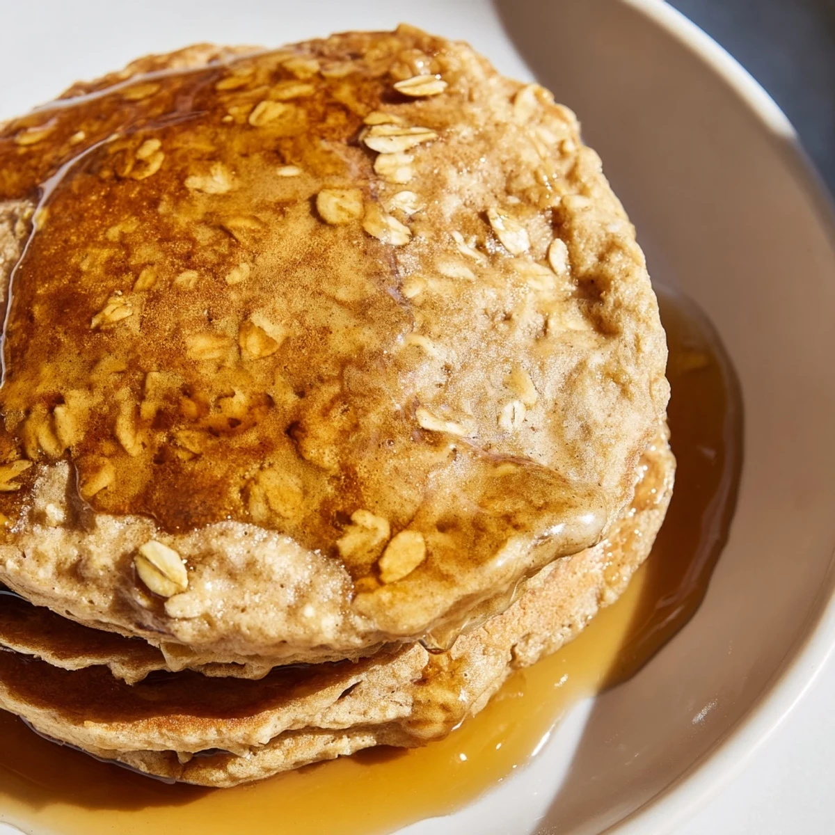 Banana Hafer Pfannkuchen Schnell