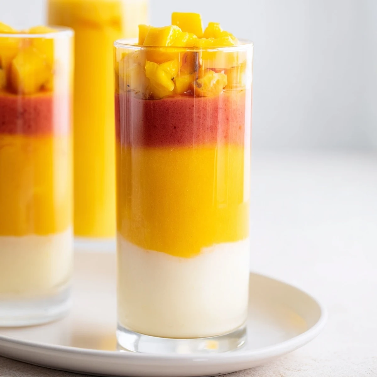 Tropischer Sonnenuntergang Smoothie