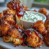 Diese veganen BBQ-Blumenkohlflügel sind perfekt für Partys und Snacks.