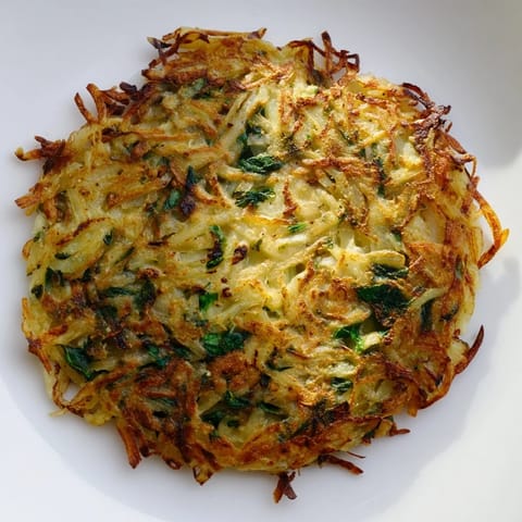 Gesunde Kartoffel Spinat Rösti #23
