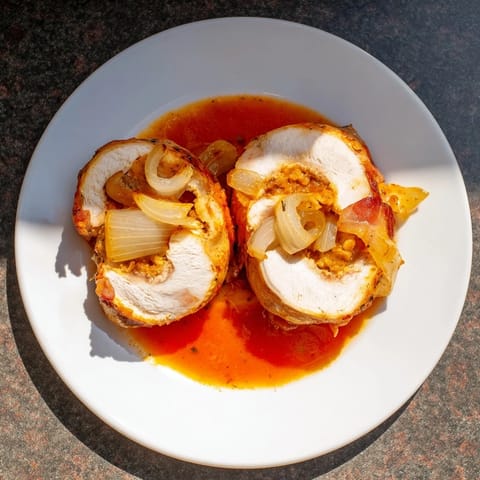 Schnelle Huhn Rouladen Rolls #20