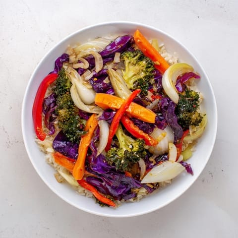 Winter Gemüse Mix Reis