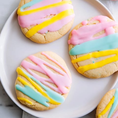 Butter Zucker Kekse Glasur