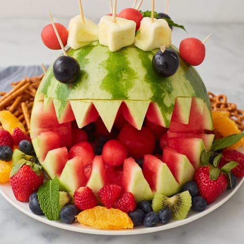 Wassermelone Hai Snack Platte #59