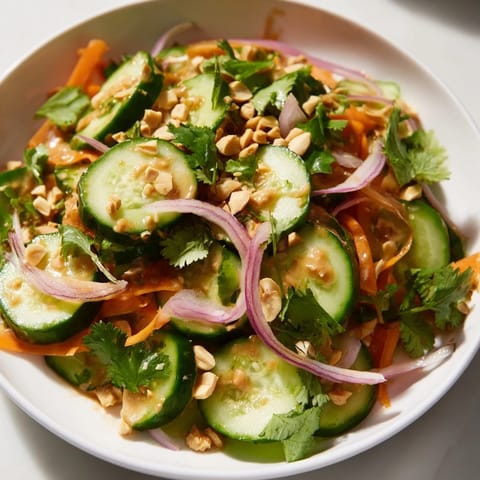 Thai Erdnuss Gurken Salat #146