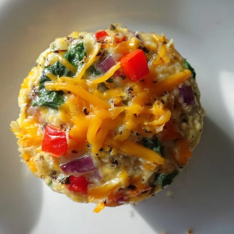 Fluffige Ei Gemüse Muffins #169