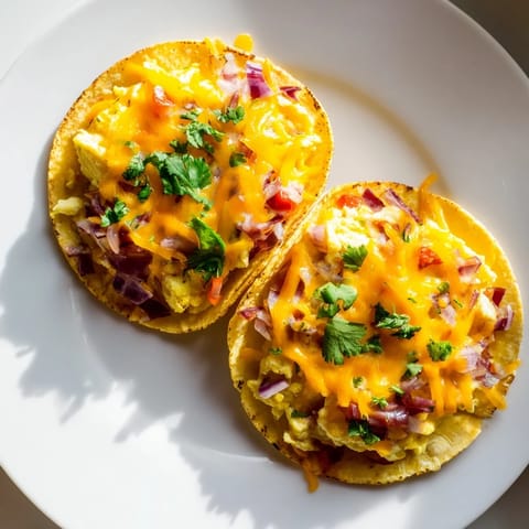 Golden, bubbly sheet pan breakfast tacos, featuring fluffy eggs, savory cheese, and fresh cilantro garnish.