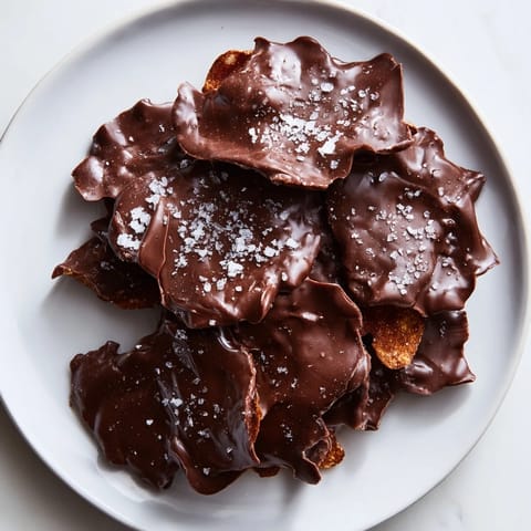 Schokolade Kartoffelchips Bark