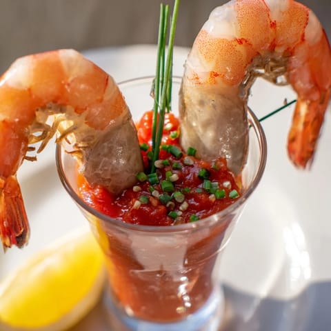 Retro Prawn Cocktail Shooters #181