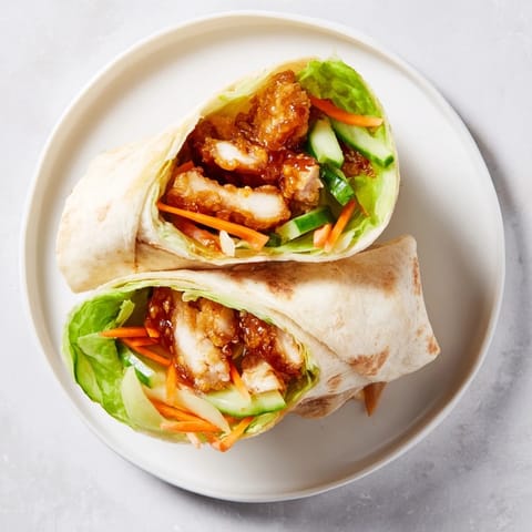 Honey Chili Crunch Chicken Wrap #198