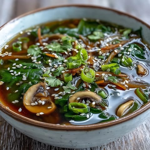 Miso Ingwer Winter Suppe
