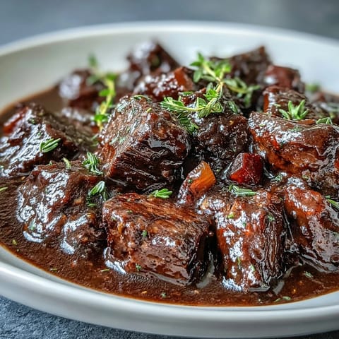 Wildgulasch mit Sloe Gin Polenta