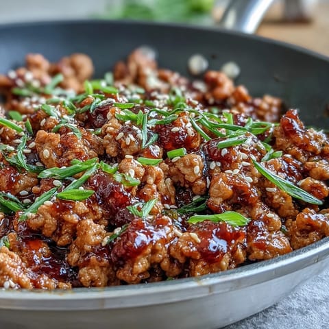 Koreanischer Putenhack mit Sesam #240