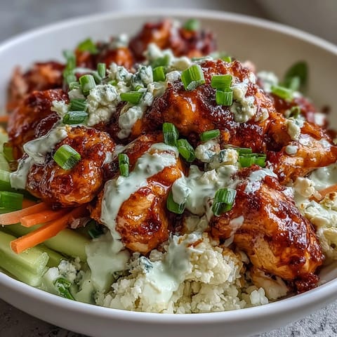Keto Buffalo Chicken Bowls #312