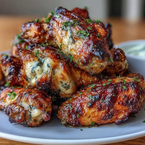 Keto Knoblauch Parmesan Flügel #314