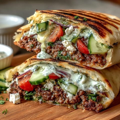 Mediterrane Hackfleisch Pita #326