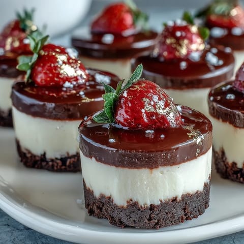 Dubai Schoko Erdbeer Cheesecake