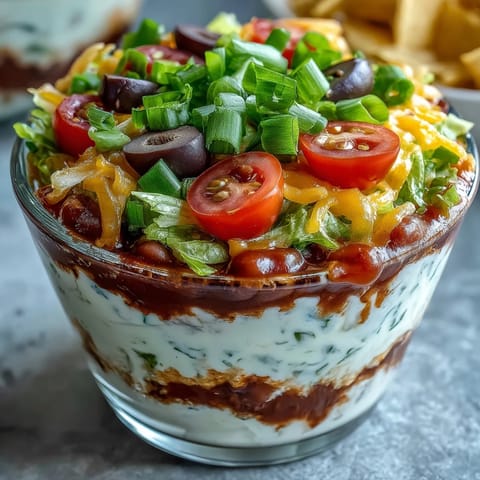 Easy Taco Dip Cups