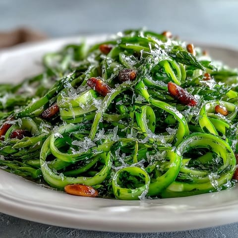 Hier sind drei einzigartige, SEO-optimierte ALT-Texte für das Rezeptfoto "Gefletschte Spargel mit Zitrone und Parmesan":