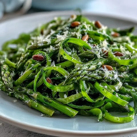 Shaved Asparagus Lemon Parmesan