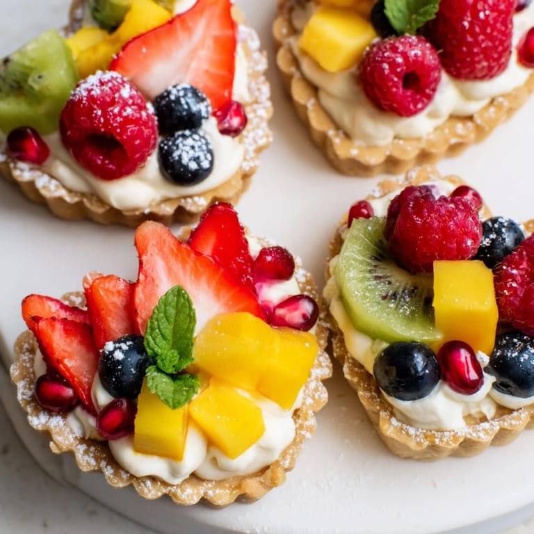 This Heart Shaped Fruit Tart Board displays a beautiful array of fresh fruit ready to serve.
