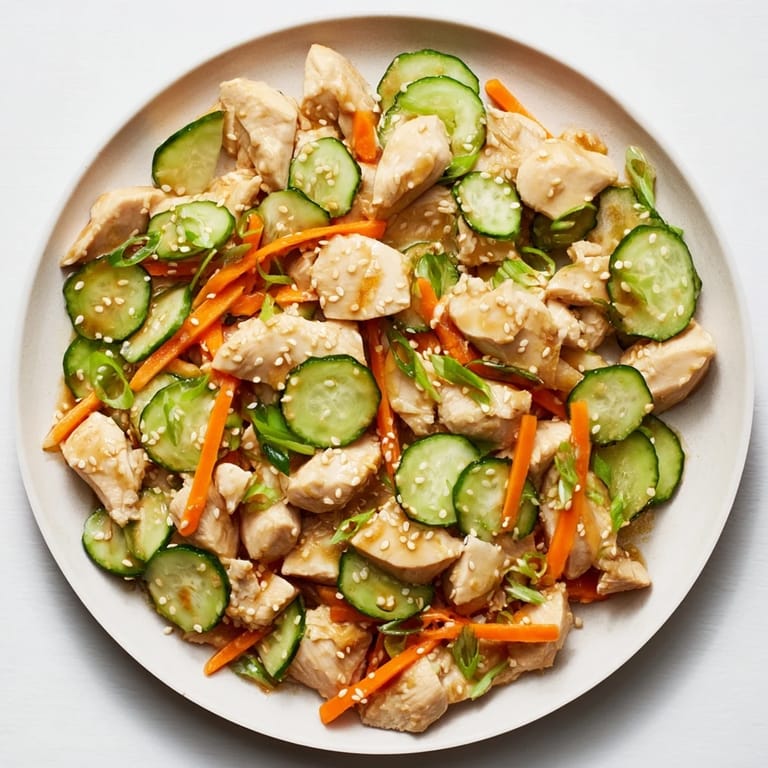 Look at this delicious Deli Container Shaker Chicken Salad, ready for an easy, protein-packed meal.