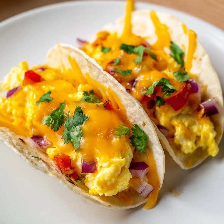 Delicious breakfast setup: a sheet pan of breakfast tacos ready to serve, with optional toppings like salsa.