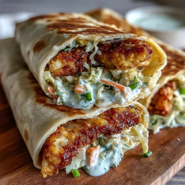 A platter of Crispy KFC Turkey Snack Wraps served with extra dipping sauce for dipping.