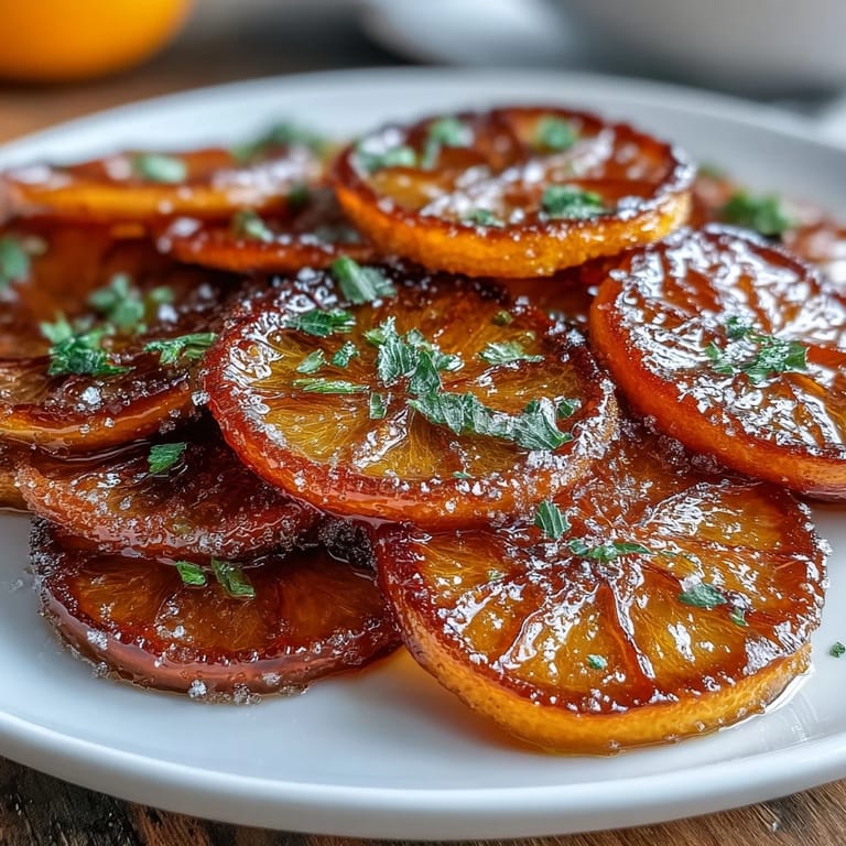 Süße, durchscheinende Orangenscheiben perfekt zum Verzieren von Cocktails und Desserts.  