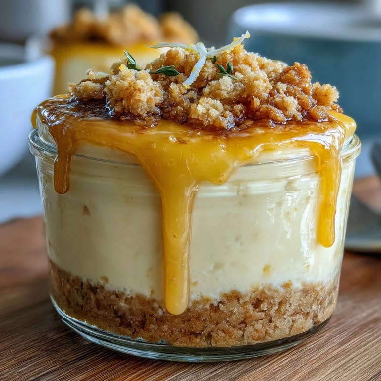 3. Verführerische Limoncello-Cheesecake-Gläser mit buttrigem Keksboden, cremiger Limoncello-Füllung und sahniger Zitronencreme.