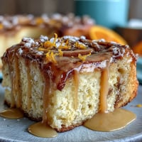Fluffige Orangenbrötchen mit frischer Orangenschale und zitroniger Glasur, perfekt für ein gemütliches Frühstück oder Brunch.